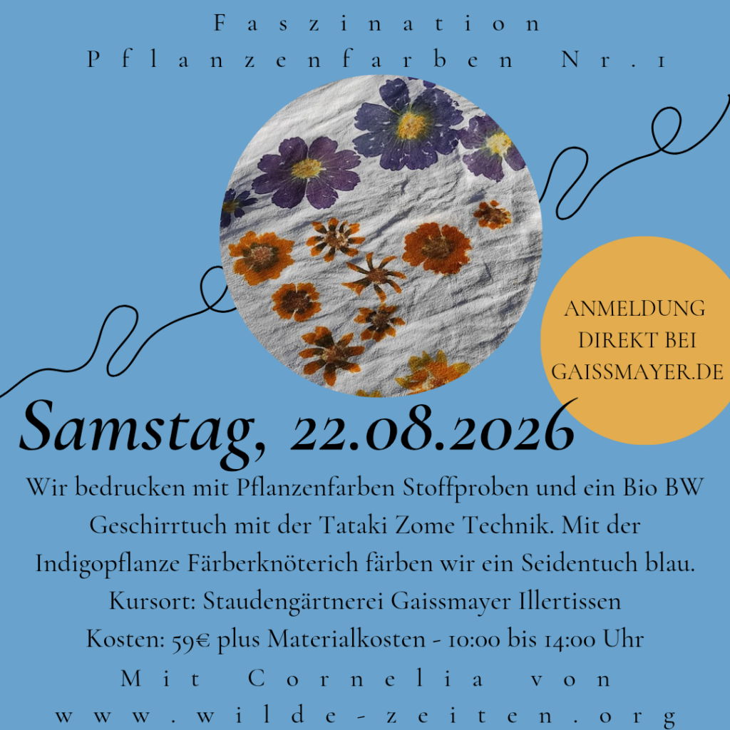 Pflanzenfarben entdecken 1