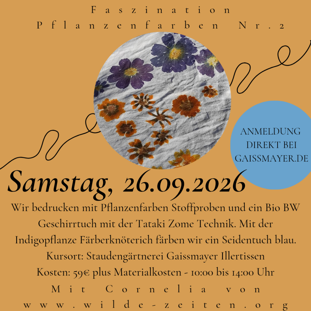 Pflanzenfarben entdecken 2